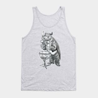 Carnival Animals - Rhino playing Tympani Tank Top